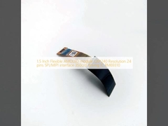 Módulo AMOLED flexível de 1,5 polegadas 120*240 Resolução 24 pinos Interface SPI/MIPI IC de condução 350c/d RM69310