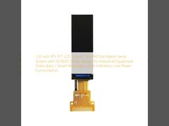 1Ecrã LCD IPS TFT de 12 polegadas 50×160 Dot Matrix Serial Screen com controlador GC9D01, especial para barras de estado de equipamentos industriais / smart wearables, alta definição, baixo consumo de energia,