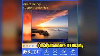 Visor LCD TFT de 8 polegadas para monitores automotivos