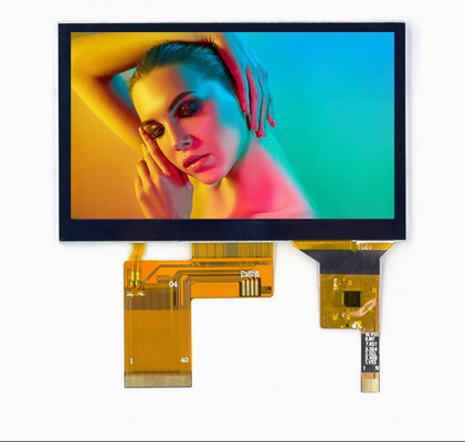 4.3 polegadas IPS LCD 480 * 272 capacitivo touch screen interface RGB 40 pin LCD módulo
