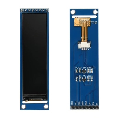 Módulo de display TFT de 2,25 polegadas com PCB 76*284 pontos, 12:00 o'clock, interface SPI de 4 fios, 300 nits
