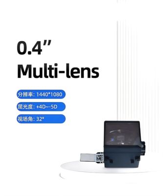 ¥0,4 polegadas HD EVF ¥Electronic Viewfinder Type-C Solução 1440×1080 Resolução Adequada para Equipamentos Industriais / Instrumentos Médicos / Telescópios Alta PPI Baixa Latência