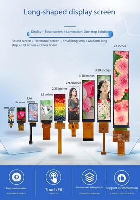 0.96 Inch IPS TFT LCD Module with 80x160 Resolution and 500 Brightness for Smart Bracelet