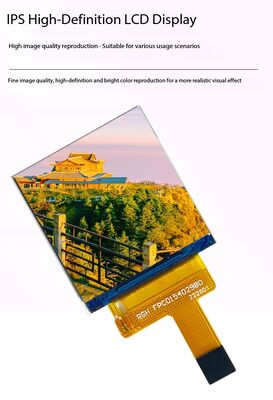 Tela IPS TFT de 1,54 polegadas com resolução de 240x240, interface RGB e brilho de 500 nit