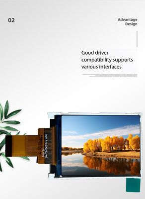 2.0 Inch TFT Color Display with 240X(RGB)*320 Resolution and 500nit Brightness for Medical Equipment