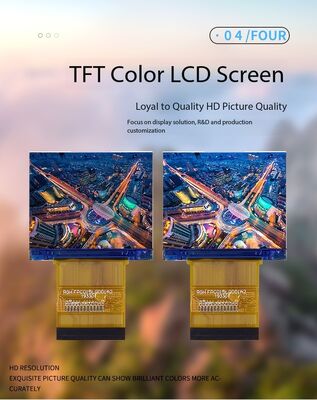 1Ecrã LCD IPS TFT de 0,5 polegadas com resolução 320 ((RGB) x 240 e brilho 400 nits Smart Digital Display