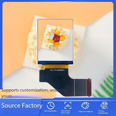 Tela IPS TFT de 1,8 polegadas com resolução 128 (RGB) x160 ST7735S IC 320nits MCU interface de 16 bits Tela digital inteligente com visualização total
